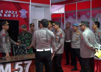 Kapolda Jabar Cek Jalur Di Rest Area KM 57 Tol Jakarta – Cikampek Jelang Lebaran 2023