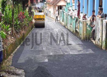 TPK Desa Tugu Bandung Rampungkan Pembangunan Shandsheet Jalan Cicadas, Kades : Sesuai Target