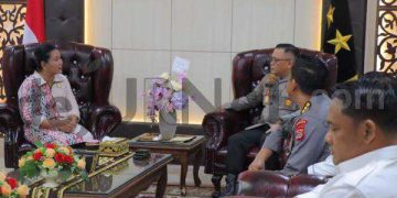 Kapolda Lampung Terima Audiensi Kemenkum HAM Provinsi Lampung