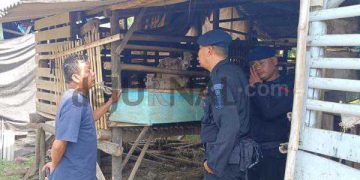 Sat Brimob Polda Jabar Patroli Harkamtibmas Antisipasi Pencurian Hewan Ternak Jelang Lebaran