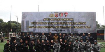 Apel Satgas Gakkum Resmob dan Intelmob Polda Jabar Dalam Rangka Mendukung Ops Ketupat Lodaya 2023