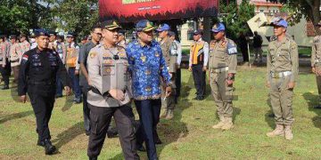 Ciptakan Mudik Aman Berkesan, Polres Lampung Tengah Gelar Apel Pasukan Operasi Ketupat Krakatau 2023