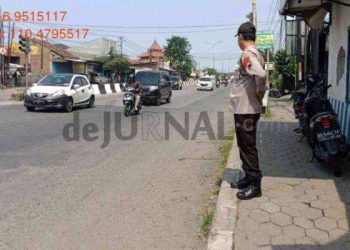 Kapolsek Genuk Semarang Tinjau Kesiapan Pos Pantau Arus Mudik
