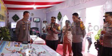 Cek Sarana dan Prasarana, Kapolda Jawa Barat Meninjau Pos Pam Cikaledong Nagreg