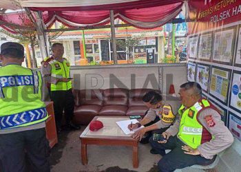 Pos Yan KAI Haurgeulis Dapat Kunjungan Tim Asistensi Polda Jabar