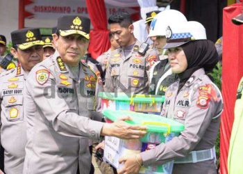 Wakapolri Secara Langsung Pantau Arus Mudik di Pos Terpadu Limbangan Kab. Garut