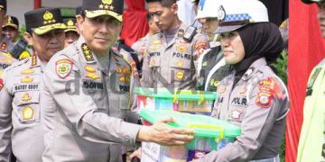 Wakapolri Secara Langsung Pantau Arus Mudik di Pos Terpadu Limbangan Kab. Garut