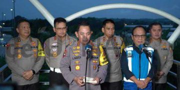 Kapolri Pantau Arus Balik di KM 70