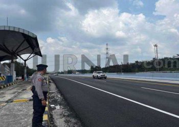 Polisi Lakukan Pengamanan Arus Balik Lebaran 2023 di KM 72 Hingga KM 82