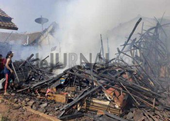 Lima Rumah di Sagaracipta Ludes Dilalap Api, 13 Jiwa Mengungsi