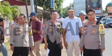 Polisi Monitoring Kesiapan Pengamanan kegiatan Nadran Nelayan Karangsong 2023