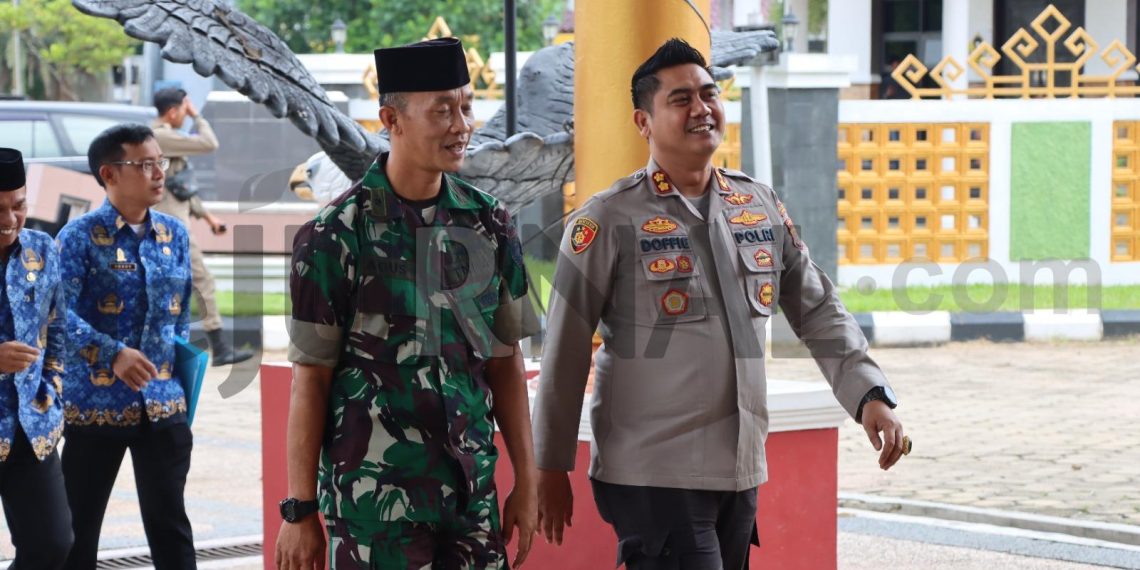 Kapolres Lampung Tengah Hadiri Halal Bi Halal Bersama Forkopimda