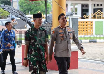 Kapolres Lampung Tengah Hadiri Halal Bi Halal Bersama Forkopimda