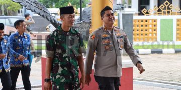 Kapolres Lampung Tengah Hadiri Halal Bi Halal Bersama Forkopimda