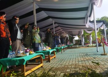 Bupati Bandung Pimpin Satu Upacara Bagi 5 Peringatan di Lapang Upakarti