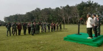 Kapolres Pimpin Apel Siaga Persiapan Pengamanan Kunker Presiden RI Jokowi Ke Lampung Tengah