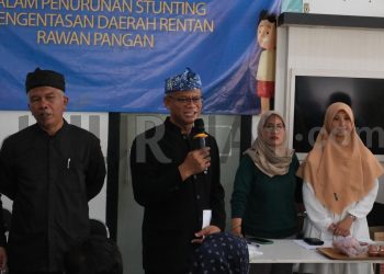 BKKBN Jabar dan Sekda Garut Tinjau Penyaluran Bantuan PMT : Turunkan Stunting Serta Entaskan Rawan Pangan