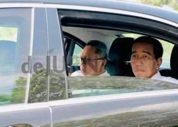 Ribuan Warga Lampung Tengah Tumpah Ruah Sambut Kedatangan Presiden Joko Widodo