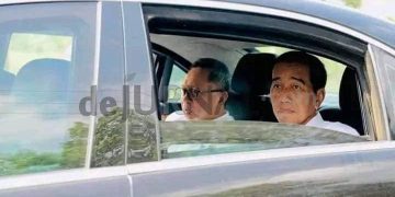 Ribuan Warga Lampung Tengah Tumpah Ruah Sambut Kedatangan Presiden Joko Widodo
