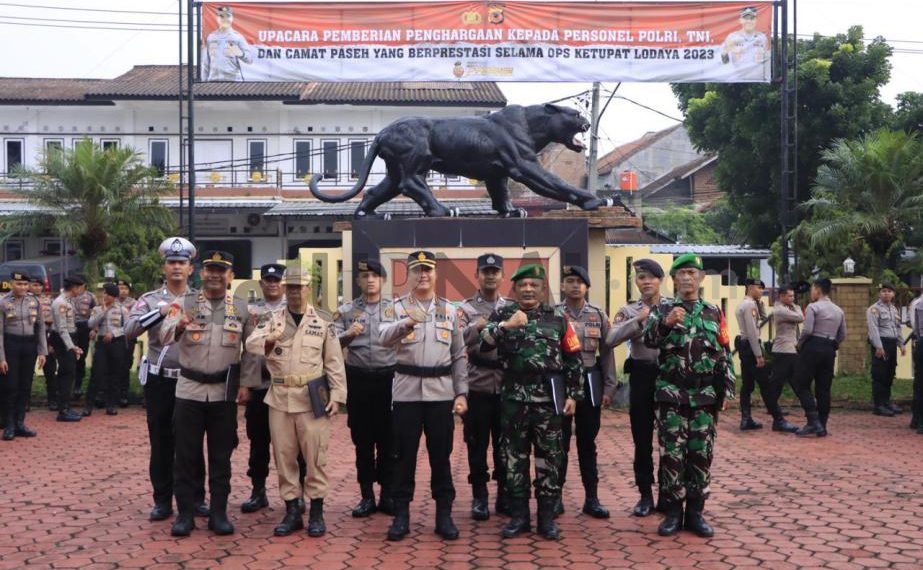 Toreh Prestasi Selama Ops Ketupat Lodaya 2023, 40 Personil Polresta Bandung Diganjar Penghargaan