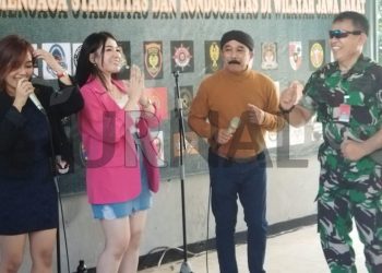 Kapten Eko dan Opie Kumis Hidupkan Suasana Hiburan di Acara Silaturahmi Kopasgat