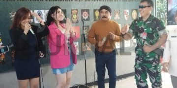 Kapten Eko dan Opie Kumis Hidupkan Suasana Hiburan di Acara Silaturahmi Kopasgat