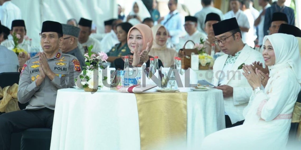 Kapolda Jabar Hadiri Undangan Gubernur Jabar Pada Kegiatan Silaturahmi Halal Bihalal Idul Fitri 1444 H