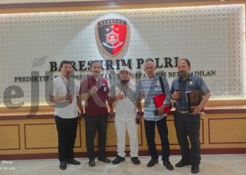 Tim PH PPWI Laporkan Dugaan Kegiatan Ilegal Tambang Pasir Silika di Wilayah Lampung Timur ke Mabes Polri