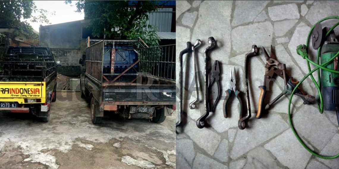 Ops Sikat Krakatau 2023, Polisi Ringkus 4 Pelaku Pencurian Alat Pabrik Tapioka