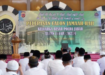 Pelepasan Calon Jemaah Haji Keluarga Besar Polda Jabar Tahun 1444 H / 2023 M