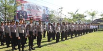 Polres Demak Siagakan Personil Pengamanan Peringatan Kenaikan Isa Al Masih