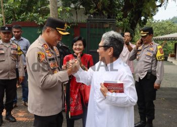 Polisi Cek Langsung Pengamanan Gereja Perayaan Kenaikan Isa Almasih
