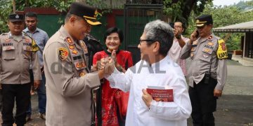 Polisi Cek Langsung Pengamanan Gereja Perayaan Kenaikan Isa Almasih
