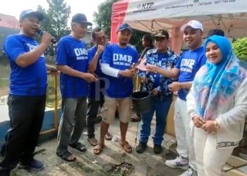 Meriah! Team Rajawali Gelar Mancing Bersama Sahabat OMR dan Warga