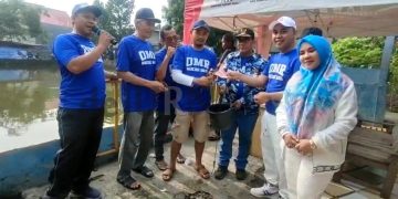 Meriah! Team Rajawali Gelar Mancing Bersama Sahabat OMR dan Warga