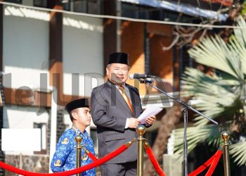 Momen Harkitnas, Bupati Garut Ajak Semua Pihak Bangkit Kejar Ketertinggalan