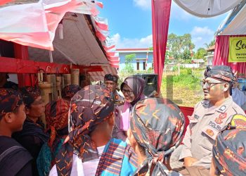 Polisi Monitoring Lomba Sat.Kamling Tingkat Polda Jabar
