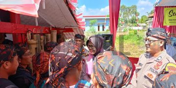 Polisi Monitoring Lomba Sat.Kamling Tingkat Polda Jabar