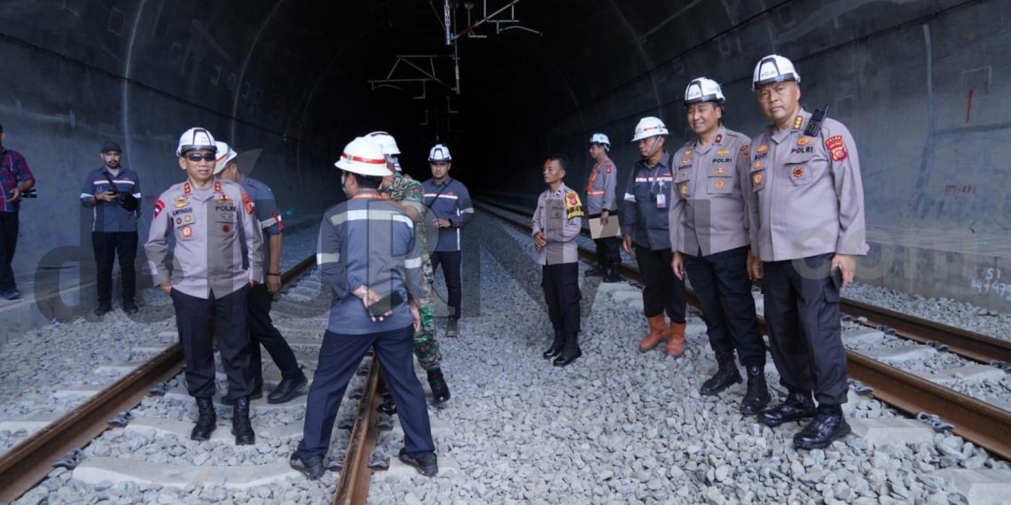 Antisipasi Pencurian, Polda Jabar Lakukan Pengamanan Proyek Kereta Api Cepat Jakarta Bandung (KCJB)