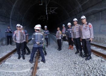 Antisipasi Pencurian, Polda Jabar Lakukan Pengamanan Proyek Kereta Api Cepat Jakarta Bandung (KCJB)