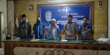 Anggota DPR-RI Partai Demokrat, Vera Febyanty Sosialisasikan 4 Pilar Kebangsaan Indonesia