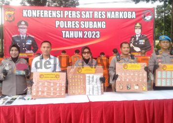 Sat Narkoba Polres Subang Amankan 15 Orang Tersangka Penyalahgunaan Narkotika