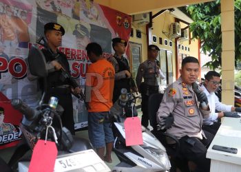 Polisi Berhasil Ungkap Kasus  Pencurian Dengan Pemberatan Kendaraan Sepeda Motor
