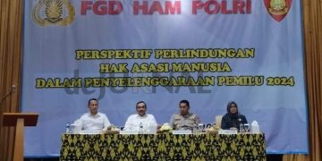 Wakapolda Jabar Buka Kegiatan FGD HAM dan Sosialisasi Hukum Bidkum Polda Jabar Tahun 2023