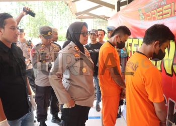 Pencurian Rel Kereta Api  Diungkap Polres Subang, Pelaku Terancam Dipenjara 5 Tahun