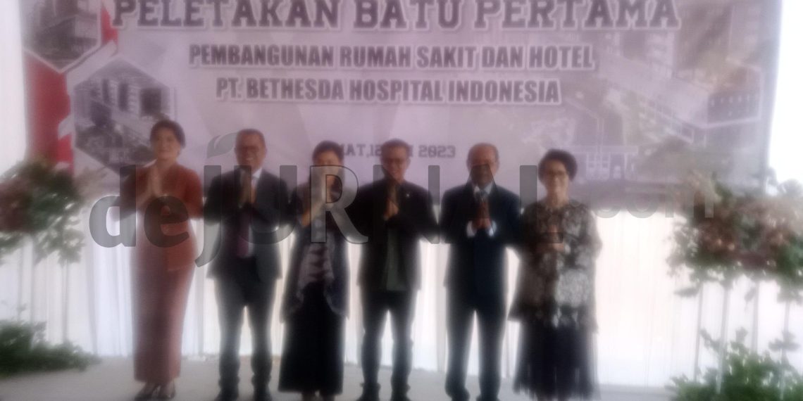 Bupati Bandung Laksanakan Peletakan Batu Pertama Pembangunan Rumah Sakit PT Bethesda Hospital Indonesia