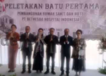 Bupati Bandung Laksanakan Peletakan Batu Pertama Pembangunan Rumah Sakit PT Bethesda Hospital Indonesia