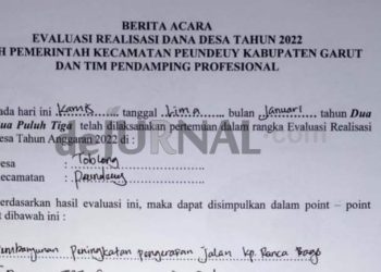 Muncul Surat Pernyataan dan Berita Acara Hasil Evaluasi Desa Toblong di Medsos, Kades Mumu Tanggapi Begini