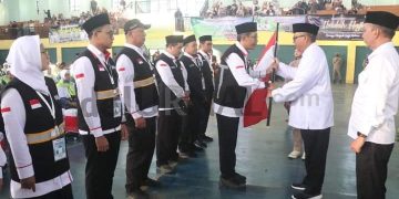 Lepas Calhaj Kloter 52, Bupati Sukabumi Ingatkan Jaga Kesehatan dan Fokus Ibadah