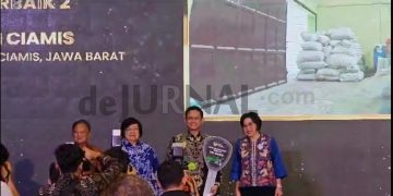 DPRKPLH Ciamis Raih Penghargaan Bank Sampah Terbaik Nasional